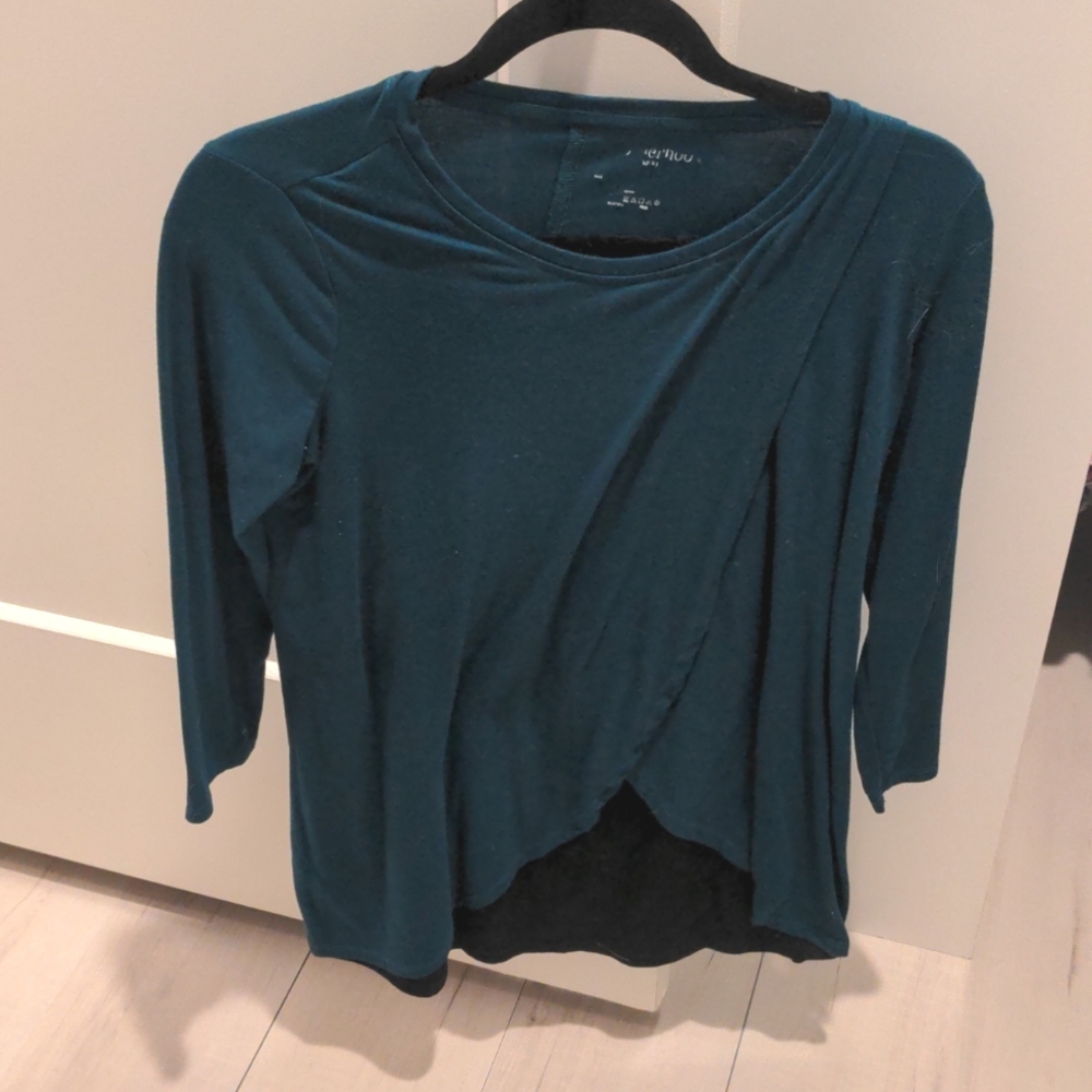 Motherhood nursing 3/4 sleeve shirt